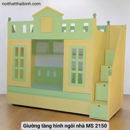 Giường tầng hình ngôi nhà MS 2150