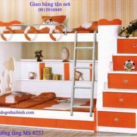 Giường tầng MS 8237 Size : giường 1m2 tầng 0m9   Giá : 11.500.000