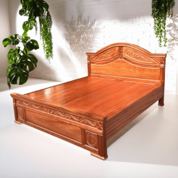 Mẫu giường gỗ xoan đào đẹp MS 3187 Mẫu giường gỗ xoan đào đẹp MS 3187