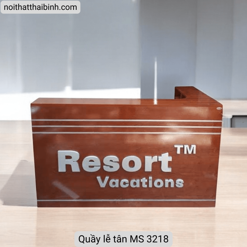 Quầy tiếp tân MS 3218 1 Quầy tiếp tân MS 3218