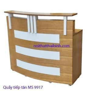 Quầy tiếp tân sồi MS 9917 Giá bán = 4.200.000 đ