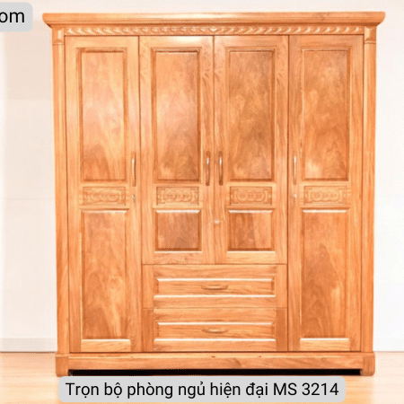 Trọn bộ phòng ngủ gỗ đinh hương MS 3214