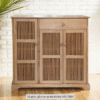 Tủ giày gỗ cao su tự nhiên MS 3189 - Hình ảnh 5