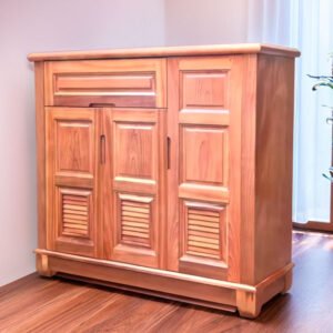 Tủ giày gỗ xoan đào 3 cánh MS 3179