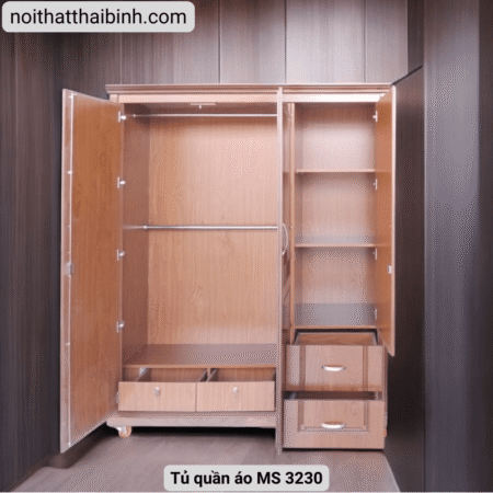 Mẫu tủ quần áo hiện đại MS 3262