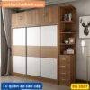 Tủ quần áo 3 cánh lùa MS 2507 11 Tủ quần áo 3 cánh lùa MS 2507