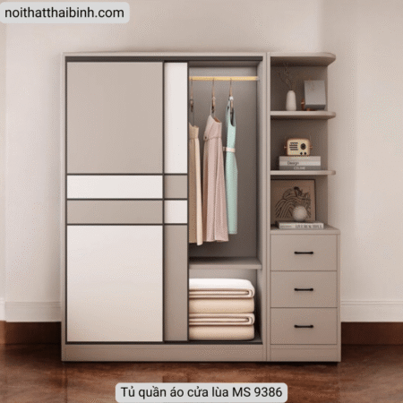 Tủ áo cửa lùa cao cấp MS 9386