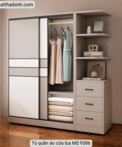 Tủ áo cửa lùa cao cấp MS 9386