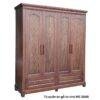 Tủ quần áo gỗ óc chó MS 3048