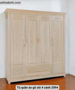 Tủ quần áo gỗ sồi 4 cánh 2094