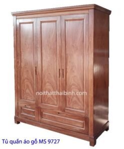 Tủ quần áo gỗ tự nhiên giá rẻ tphcm MS 9727 Giá 1m6 = 14.000.000