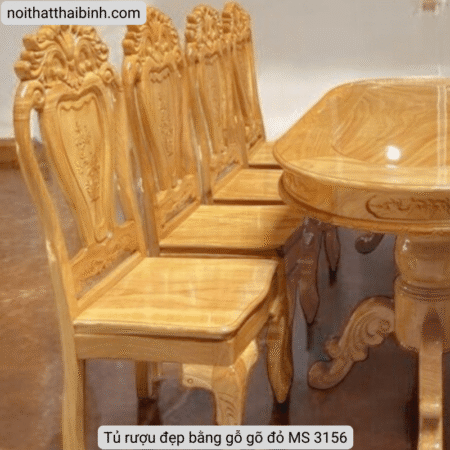 Bộ bàn ăn 8 ghế MS 3084