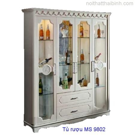 Tủ rượu đẹp tphcm MS 9802 Giá 1m6 = 9.500.000