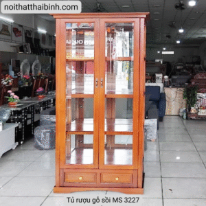 Tủ rượu gỗ sồi MS 3227