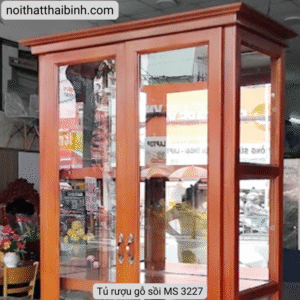 Tủ rượu gỗ sồi MS 3227