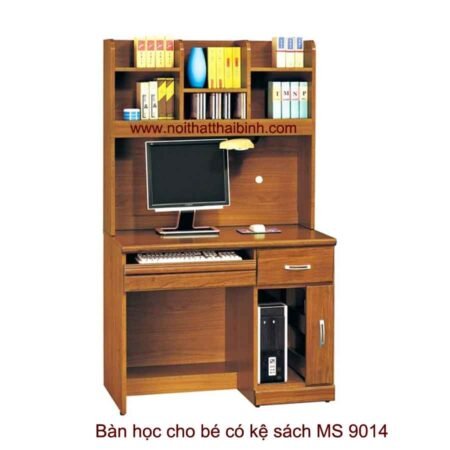 Bàn học cho bé có kệ sách  MS : 9014  Giá : 1m0 = 3.900.000