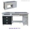 Bàn làm việc màu trắng cao cấp MS 1115 Giá bán = 4.000.000 đ