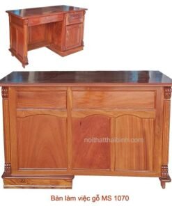 Bàn làm việc gỗ căm xe MS 1070 Giá bán = 8.500.000 đ