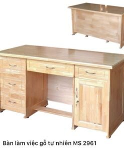 Bàn làm việc gỗ tự nhiên 1m4 MS 2961 | GIAO HỎA TỐC TPHCM