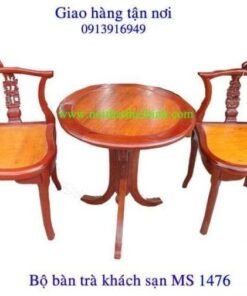 Bộ bàn trà khách sạn 2 ghế MS 1476  Giá bộ = 5.500.000đ giảm còn = 4.500.000đ