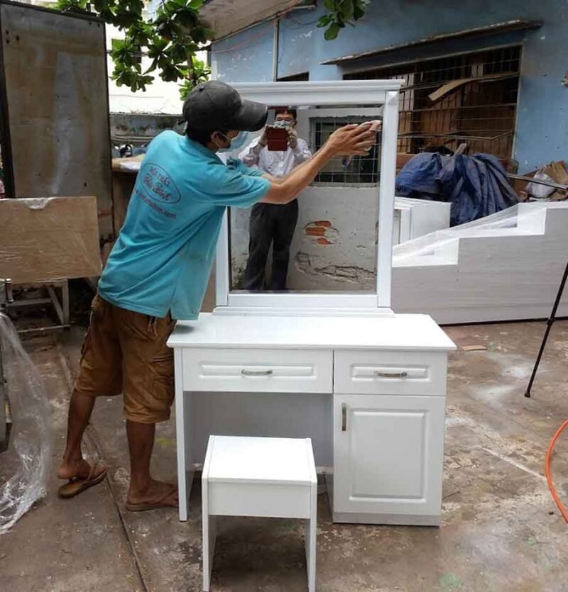 Bàn trang điểm  MS 8998 - Giá : Size 0m8 = 3.400.000 1m0 = 3.700.000 - Ảnh 3