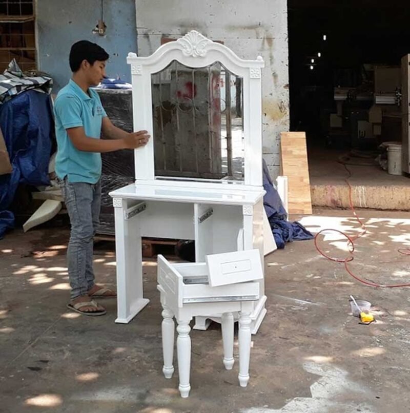 Bàn trang điểm cao cấp MS 9202 Giá 0m8 = 3.900.000 - Ảnh 3