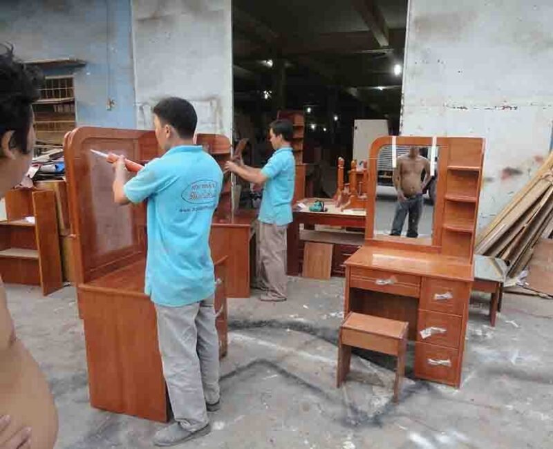 Bàn trang điểm MS 9204 Giá 0m8 = 2.800.000 - Ảnh 3