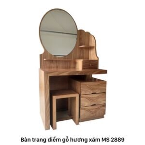 Bàn trang điểm gỗ hương xám MS 2889