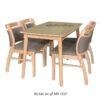 Bộ bàn ăn gỗ 4 ghế cao cấp MS 1237 Giá bán = 7.500.000 đ giảm còn = 6.500.000 đ