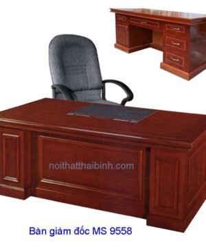 Bộ bàn giám đốc đẹp MS 9558 Giá 1m8 = 8.000.000