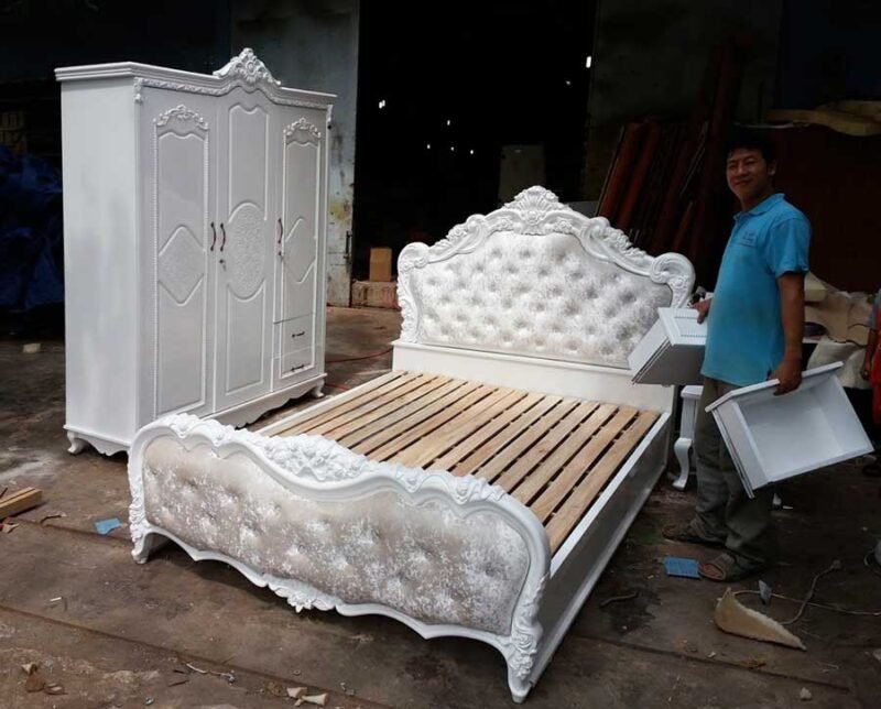 Bộ giường tủ  MS 9138 Giá : 26.400.000 - Ảnh 3