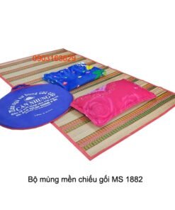 Bộ mùng mền chiếu gối giá rẻ MS 1882
