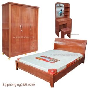Bộ nội thất phòng ngủ giá rẻ MS 9769 Giá bộ = 11.800.000