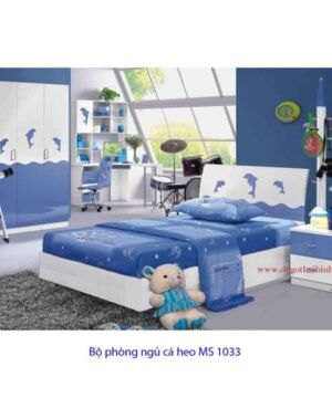 Bộ phòng ngủ  MS 1033 Giá bộ = 19.100.000 đ - Tặng 1 tấm nệm cao su non American