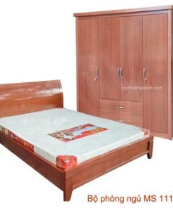 Bộ giường tủ phòng ngủ MS 1112 Giá bộ = 10.000.000 đ