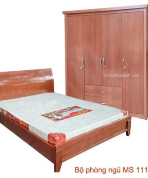 Bộ giường tủ phòng ngủ MS 1112 Giá bộ = 10.000.000 đ