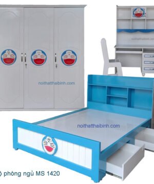 Bộ phòng ngủ hình Doremon MS 1420 Giá bán= 19.200.000đ giảm còn= 16.200.000đ