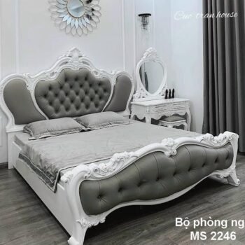 Bộ giường ngủ bàn trang điểm MS 2246