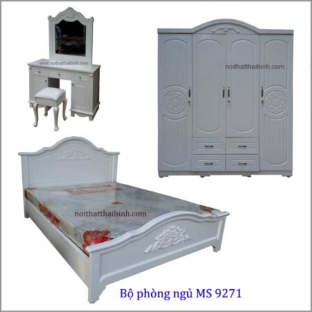 Nội thất phòng ngủ giá rẻ tại quận 6 MS 9271 Giá bộ = 19.500.000