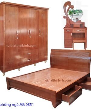 Bộ phòng ngủ MS 9851 Giá bộ = 13.900.000