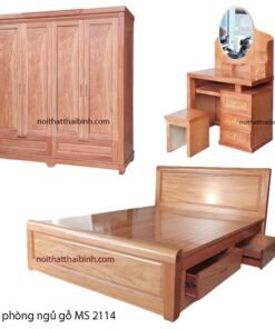 Bộ phòng ngủ gỗ MS 2114