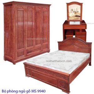 Bộ phòng ngủ gỗ đẹp MS 9940 Giá bộ = 32.900.000 đ
