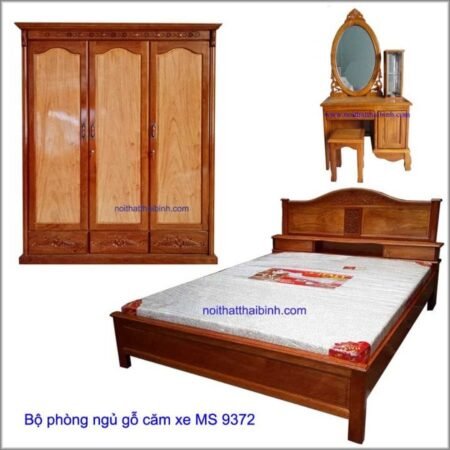 Bộ phòng ngủ gỗ căm xe MS 9372 Giá bộ = 32.900.000
