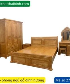 Bộ phòng ngủ gỗ đinh hương MS 2761