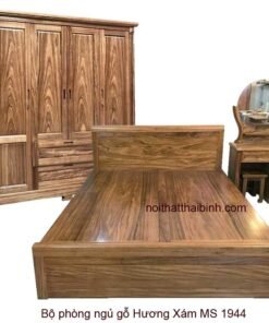 Bộ phòng ngủ gỗ hương xám MS 1944