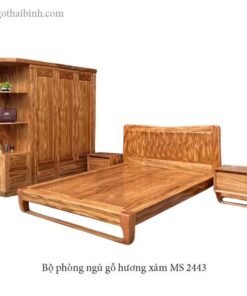 Bộ phòng ngủ gỗ hương xám MS 2443