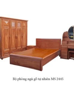 Bộ phòng ngủ gỗ xoan đào MS 2445