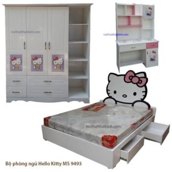 Bộ phòng ngủ Hello Kitty MS 9493 Giá bộ = 16.600.000