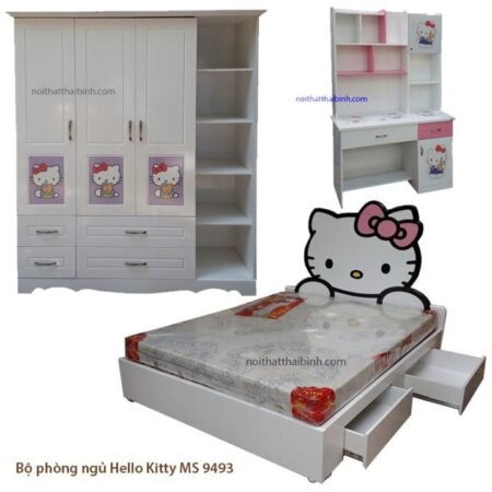 Bộ phòng ngủ Hello Kitty MS 9493 Giá bộ = 16.600.000