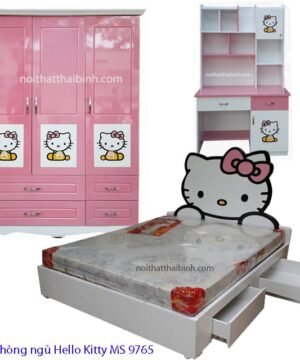 Bộ phòng ngủ Hello Kitty MS 9765 Giá bộ = 16.600.000